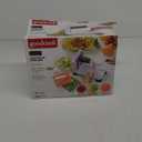 Goodcook 10806 Veggie Spiralizer with interchangeable blades, 6", White