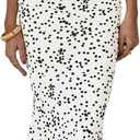 PRETTYGARDEN Maxi Dresses for Women 2025 Summer Halter Leopard Print Backless Sexy Bodycon Cocktail Beach Long Dress (White, L)