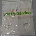 PRETTYGARDEN Women's 2025 Summer Long Sleeve Henley T Shirts Ribbed Knit Button Slim Fitted Basic Casual Going Out Fall Tops (Beige, L)