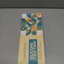 Silicone Countertop Tray  Small + Large Bathroom Vanity Organizer for Soap Dispenser, Lotion Bottles, Perfume, Candles, Keys  Shatterproof Sink Tray (Set - Small (7.8") + Large (11.8"), White)