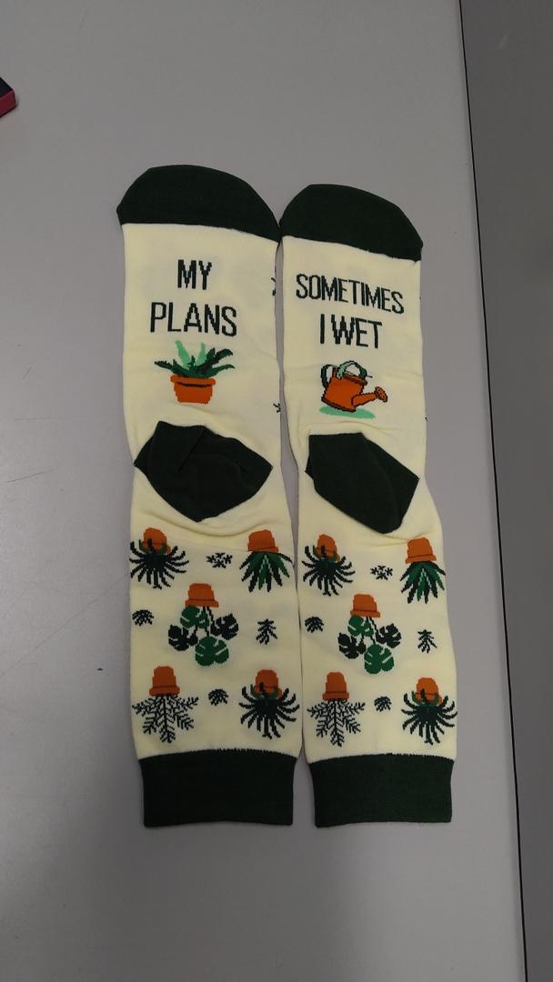 Funny Plants Socks For Women, Great Gardener Gift for Plant Lovers, One Size