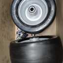 2-Pack 11x6.00-5 Flat Free Tires for Zero Turn Mower,Load 400lbs