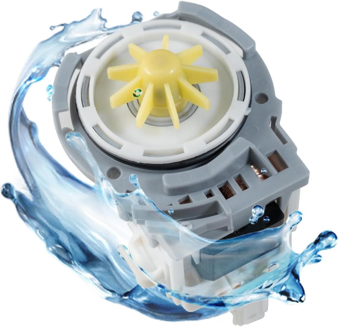 OEM W10876537 W10724439 Dishwasher Drain Pump Compatible with Whirlpool Kenmore KitchenAid ect. Replaces W10876537VP 4454971 AP6004843 PS11738151 EAP11738151 PD00038596