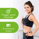 Beurer 2 Vibrating Settings Massage & Therapy Mobility Ball for Trigger Point Massage, Black,MG10