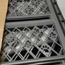 MYPET North States Paws Portable Pet Gate: 26-40" Wide. Pressure Mount. No Tools Needed. Made in USA, 23" Tall, Expandable, Durable Dog Gates for Doorways, Fieldstone Gray