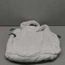 Puffer Tote Bag for Women Large Quilted Tote Bag Quilted Carryall Bag Soft Puffy Crossbody Bag Hobo Handbags Puff Purse (White)