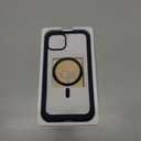 Miracase Glass Series Designed for iPhone 14 Plus Case 6.7 inch, 2023 Upgrade Full-Body Magnetic Clear Case with Built-in 9H Tempered Glass Screen Protector,Compatible with MagSafe,Blue