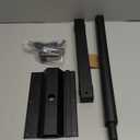 Aluminum Alloy Removable Table Leg RV, 360 Degree Rotation Laptop Table Leg, Height Adjustable Table Leg Bracket for RV Caravan Motorhome Yachts, Easy to Install, 60IBS (Black)