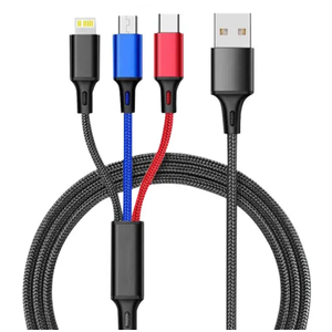 Travel Essentials, Dual Type-C 4 in 1 Multi Charging Cable for Multiple Devices, USB Cables Universal Phone Charger Cord with IP/Micro/2 USB-C Port for iPhone17/16/15/14, Android Tablet Pad, 1Pack 5FT Travel Essentials, Dual Type-C 4 in 1 Multi Charging Cable for Multiple Devices, USB Cables Universal Phone Charger Cord with IP/Micro/2 USB-C Port for iPhone17/16/15/14, Android Tablet Pad, 1Pack 5FT