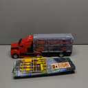 Fire Trucks Toy Set with Play Mat, Carrier Truck Play Vehicles Set for 3 4 5 6 Years Old Boys Kids, Die-Cast Car Toy for Toddlers 3-4 Years, Birthday Gifts Toys for 3-9 Year Old Boys