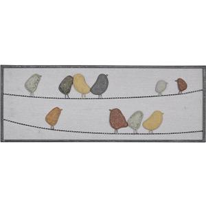 Deco 79 Metal Bird Wall Decor, 32" x 1" x 12", Multi Colored
