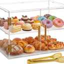 2 Tiers Countertop Bakery Display Case