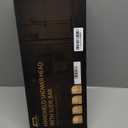 All Metal Brushed Nickel Shower Slide Bar System, 5-Function Handheld Shower Head with Slide bar, 304 Stainless Steel Hose with Brass Outlet Elbow, 32-inch Slide bar, Adjustable Holder Set