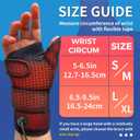 sticro Wrist Thumb Brace Heating Pad for Arthritis and Carpal Tunnel Relief, Hand Heating Pad for Sprains Trigger Thumb, Tendonitis Pain Relief - Left Right Hand