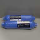 GLACIER FRESH Garden Hose End Pre-Filter for Swimming Pool, Hot Tubs, Spa, Inflatable Pool, Ponds, Greatly Reduces Bad Taste, Odors, Chlorin and Sediment, up to 8,000 Gallons, 2 Pack (Blue)