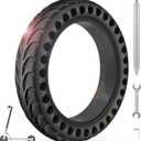 BANGTING 50/75-6.1 Tubeless Solid Tires for Electric Scooter, 8 1/2 x2 Tire for Gotrax GXL V2 / XR/APEX, 8.5x2 inch Tire Replacement for Xiaomi Pro 2 / M365 / 1S (Black 1PCS)
