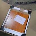 Ryvorbe Rattan Nightstand Set of 2, Farmhouse End Table with Solid Wood Legs, Small Boho Mid Century Modern End Table with Storage for Bedroom, Living Room- Boho Style