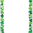 Jolly Shamrock Stationery Paper - 80 Sheets - Great for St. Patrick's Day!