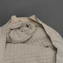 Bedsure Cotton Duvet Cover Set - 100% Cotton Waffle Weave Linen Duvet Cover Oversized King Size, GentleSoft and Breathable Bedding Set for All Season, 3 Pieces, 120"x98"