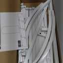 Wokceer Wedding Arch Stand 7.2FT, 6FT White Metal Arch Backdrop Stand Set of 2 for Birthday Party Wedding Ceremony Baby Shower Graduation Decoration