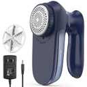 BEAUTURAL Sweater Fabric Shaver Home-Edition, Powerful & Efficient Lint Remover for Clothes and Furniture, AC Adapter or Battery Powered Pill Fuzz Remover, Special for Your Family Ultramarine (Large)
