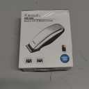 KEMEI Mini Hair Trimmer Compact, Portable Cordless Clipper for Men and Women, Precision Haircut and Shaving Tool Silver, Battery Powered and Travel Friendly