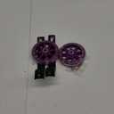 Training Wheels Flash Mute Wheel Bicycle Stabiliser Mounted Kit Compatible for Bikes of 12 14 16 18 20 Inch 1 Pair (Purple)