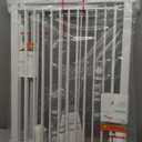 74.8" Extra Tall Pet Gate for Cat, 29.5"-36" Extra Wide Cat Gate with 8 Pressure Bolts, NO Drilling Pressure Mounted Tall Dog Gate Indoor, (White)