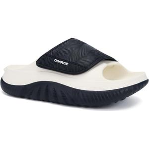 COFACE Mens Recovery Sandals Man Orthopedic Plantar Fasciitis Walking Outdoor Slides for Men Comfort Adjustable Thick Cushioned Orthotic Size 12