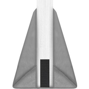 GDHOMM Door Draft Stopper for Bottom of Doors Weather Stripping Door Gap Filler Soundproof Size Adjustable 30"-36", Gray