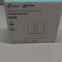 Kasa Smart Switch 2-Gang HS200-2, Single Pole,Neutral Wire Required, 2.4GHz Wi-Fi Light Switch Compatible with Alexa and Google Home, UL Certified, No Hub Required, White