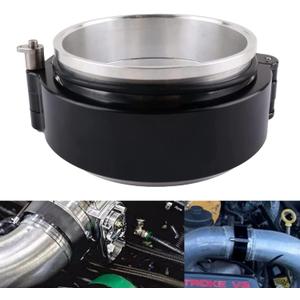 3 Inch Aluminum Quick Release V-Band Clamp,3"/76mm Intake Intercooler Pipe Clamp,Intake Intercooler Pipe Throttle Union Sleeve