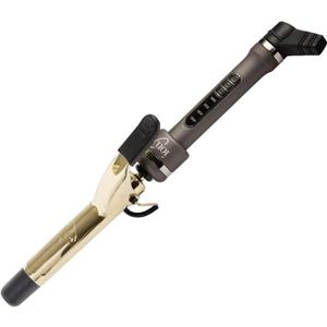 ion Golden Titanium Curling Iron, 1 Inch, Durable, All Hair Types, Dual Voltage