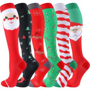 bropite Compression Socks for Women & Men Circulation-Support Knee High Socks 20-30 mmhg-Best for Running,Medical,Nurse,Travel (Large-X-Large, 18 -assorted 15)