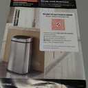 iTouchless Patented 13 Gal Motion Sensor Trash Can with Lid | Odor Filter