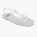 Toddler Sandals Jelly Shoes Girls Unisex Boy Flat Retro Slides Clear Kids Water Slippers Slingback Summer Beach Adjustable Buckle Glitter Dress Soft, Size: 9 Toddler