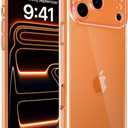 TiMOVO for iPhone 17 Pro Max Clear Case, Shockproof Anti-Scratch Transparent Phone Case with Bumper Protection, Slim Lightweight Cover, Clear