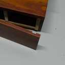 Walnut Wood Cologne Organizer for Men 3 Tier Cologne Stand,Wooden Cologne Holder Display Shelf with Hidden Compartment and Drawer,Perfume Organizer Great Gift for Men