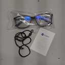 BLUEMOKY Blue Light Reading Glasses for MenSport Square Frame Readers, Anti Glare Computer Glasses (C03 Black)
