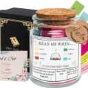 Bible Verse Jar for Women Men Teens Church, Inspirational Read Me When Bible Verses Jar Handmade 90 Color Coded Daily Prayer Cards, Mothers Day Gift Christian Gifts Hope Accessories