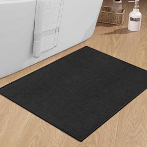 chakme Bathroom Rugs Mat 36x25, Ultra Thin Non Slip Bath Mat Large Quick Dry Absorbent Bath Mat for Bathroom Floor, (36"x25")