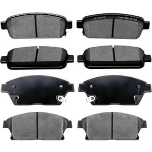 Replacement For Front & Rear Ceramic Disc Brake Pad Buick Encore Verano Chevrolet Trax Volt D1467 D1468