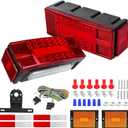 Boat Trailer Lights Led Submersible Kit, Super Bright Trailer Lights, Stop Turn License Light, DOT Approval fit For 12V Trailer Boat Truck RV Snowmobile