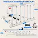 Zenflux Bed Rails for Elderly Adults Safety, Foldable Bed Rails for Seniors