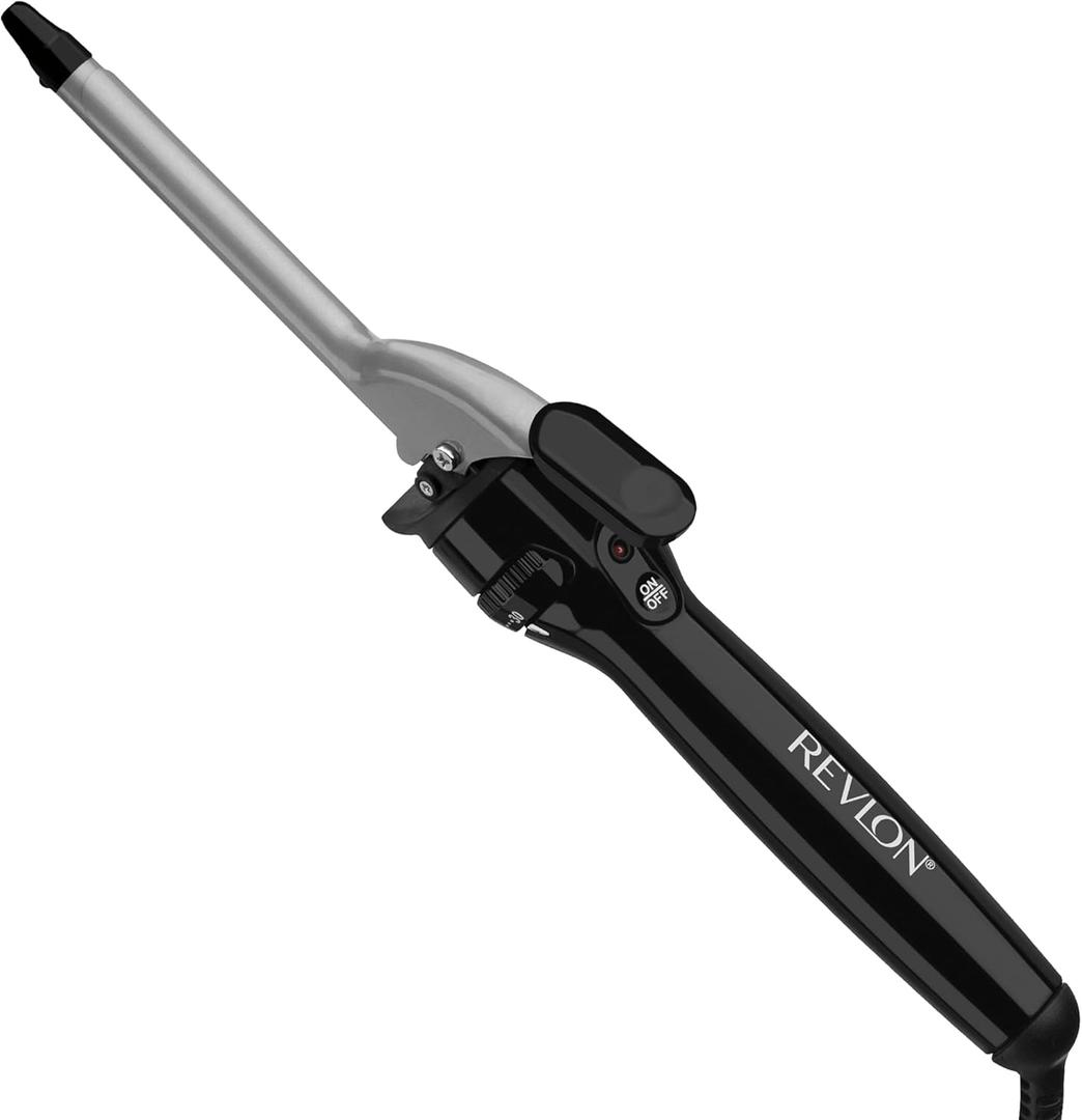 Revlon Perfect Heat Triple Ceramic Curling Iron | for Silky Smooth Spiral Curls (1/2 in)