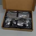 6 Pack Clear Toy Storage Organizer Bags Large with Double Zipper Waterproof PVC Material Travel Toy Organizer Pouch with Handles for Puzzle, Blocks, Board games, Kids Books Toy Organizing