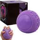 Fuzz Ball Squishy Stress Ball ToyFuzzball SquishySoft Fidget Toy for Anxiety Relief, Sensory Squishy Ball Calming Tactile Grip for Soft Stress Relief Ball for Kids and Adults (Purple)