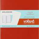 Moleskine Volant Journal, Large, Ruled, Coral Orange/Aquamarine Blue (5 x 8.25)