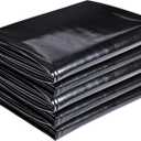 ToLanbbt Pond Liner 20 x 30 Ft HDPE Pond Liners, 20 Mil UV Resistant Preformed Pond Liner Easy Cutting, Pond Liner for Natural Looking Ponds, Waterfall, Koi Pondsand Water Garden (Black)