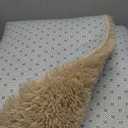 Fluffy Rug Shaggy Area Rug, Beige 5x8 Area Rugs for Bedroom, Small Bedside Rug, Soft Fluffy Shaggy Entryway Throw Rugs for Living Room Bedroom Kids Room Home Decor